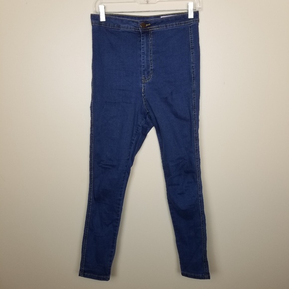 ASOS high waisted dark wash jeggings size 28 - Picture 2 of 6